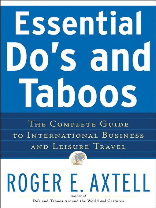Title details for Essential Do's and Taboos by Roger E. Axtell - Wait list